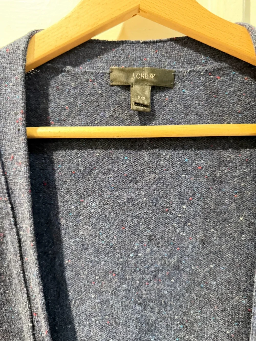 J. Crew Men’s Navy Blue Button-Front Cardigan